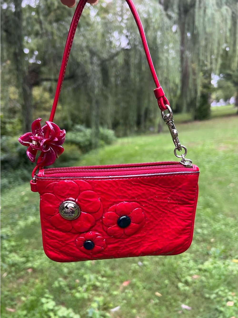 Coach Poppy Wristlet